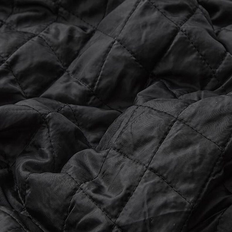 Quilted lining rhombus – black,  image number 3