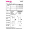 Dress | Burda 5813 | 36-46,  thumbnail number 9