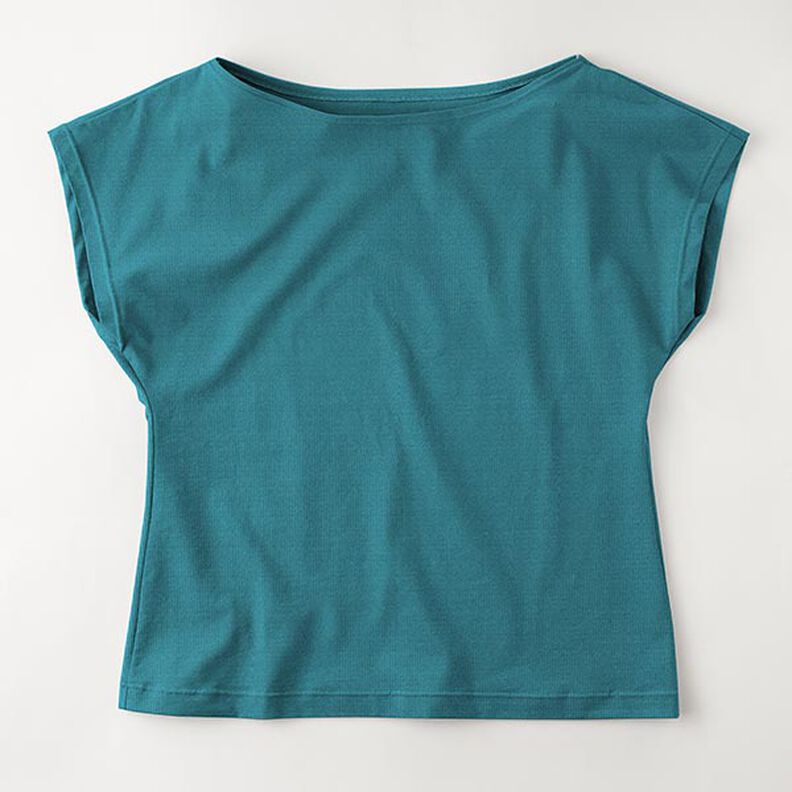 Bamboo Viscose Jersey Plain – petrol,  image number 8
