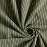 Blouse Fabric Cotton Blend wide Stripes – olive/offwhite,  thumbnail number 3