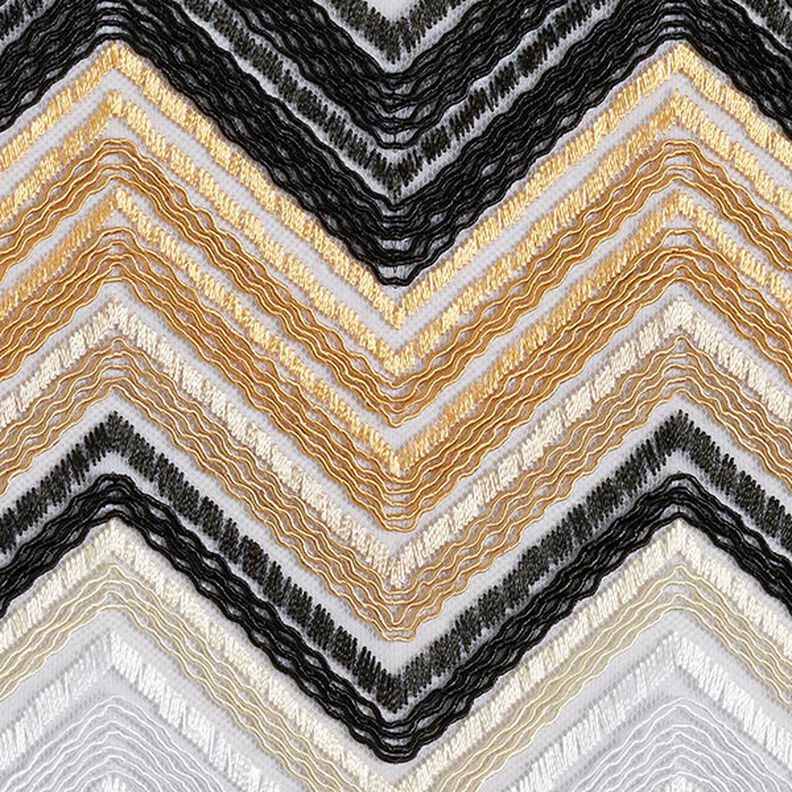 Tulle Zigzag – light brown/black,  image number 7