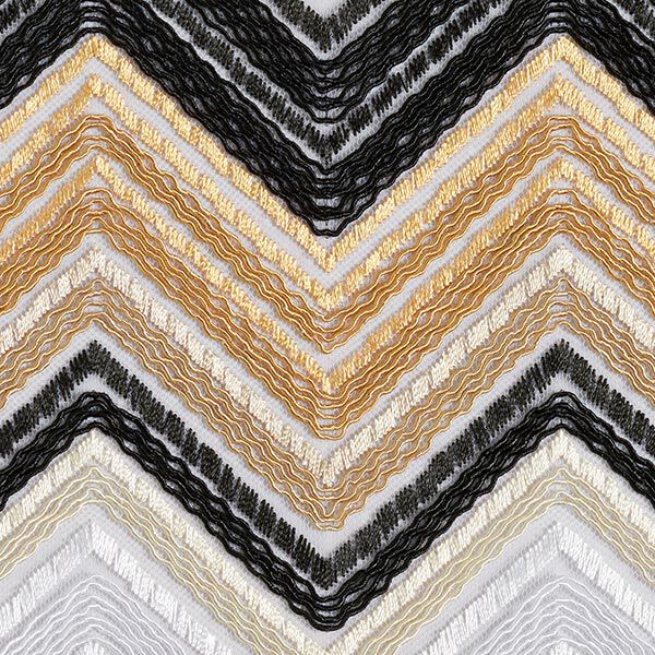 Tulle Zigzag – light brown/black,  image number 7