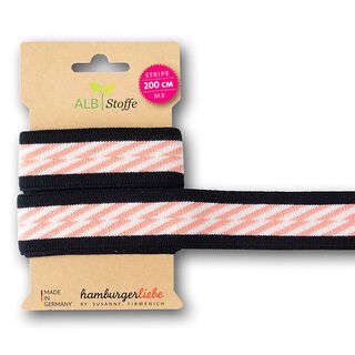 GOTS Organic Jacquard Trim STRIPE ME ICON [200 cm | 3,5 cm] | Albstoffe | Hamburger Liebe, 