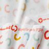 Brushed Sweatshirt Fabric Colourful Arches – white,  thumbnail number 3