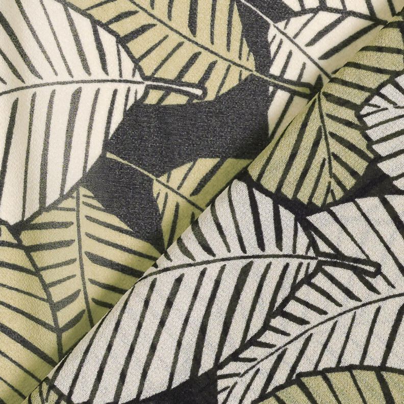 Chiffon palm leaves – black/cashew,  image number 4
