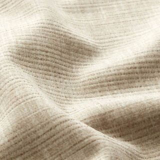 Upholstery Fabric Velvety Woven Look – light beige, 