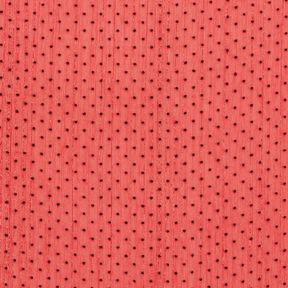 Glitter stripes and dots chiffon – red, 