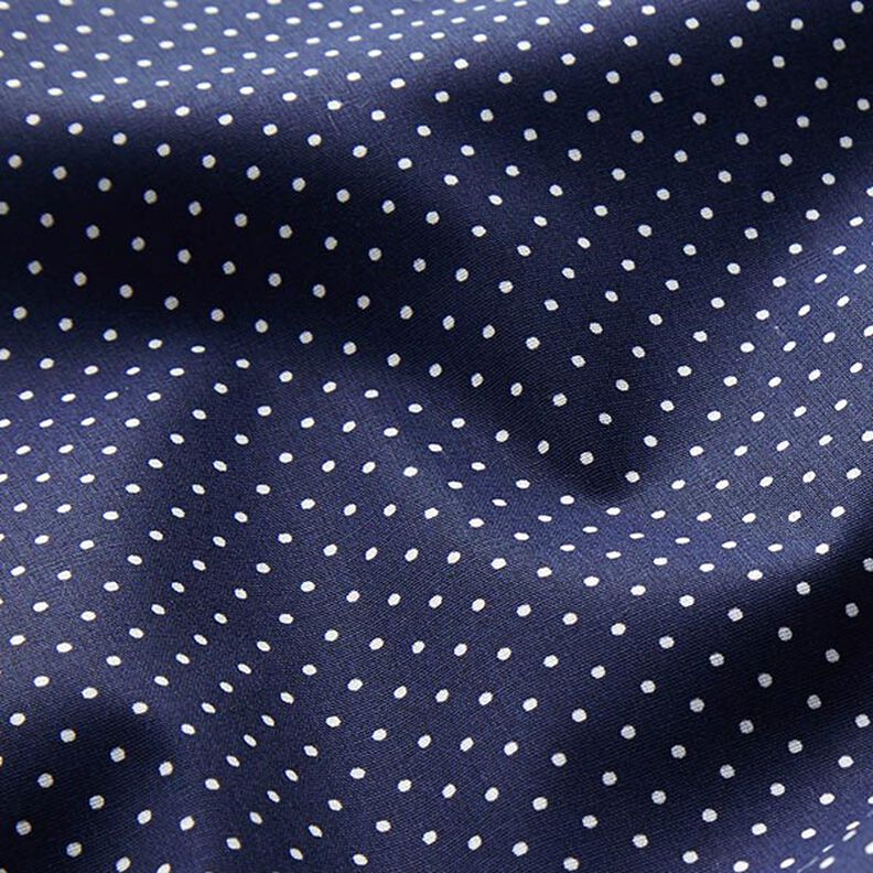 Coated Cotton Little Dots – midnight blue,  image number 3