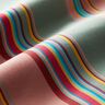 Outdoor Fabric Canvas Colourful Stripes – dark dusky pink,  thumbnail number 3