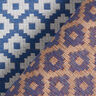 Outdoor fabric jacquard rhombus – blue,  thumbnail number 4