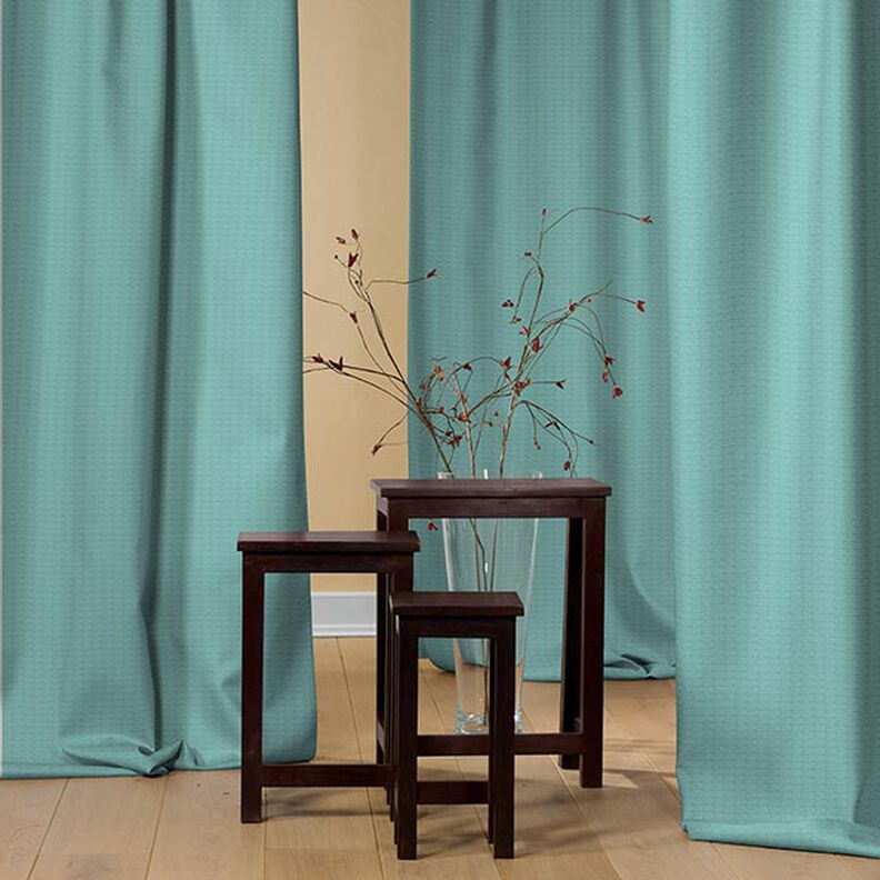 Blackout fabric Texture – light turquoise,  image number 5
