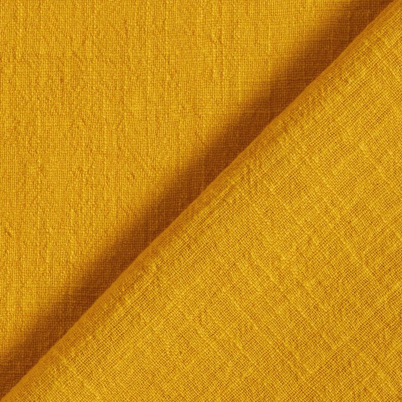 Linen look cotton fabric – mustard,  image number 3