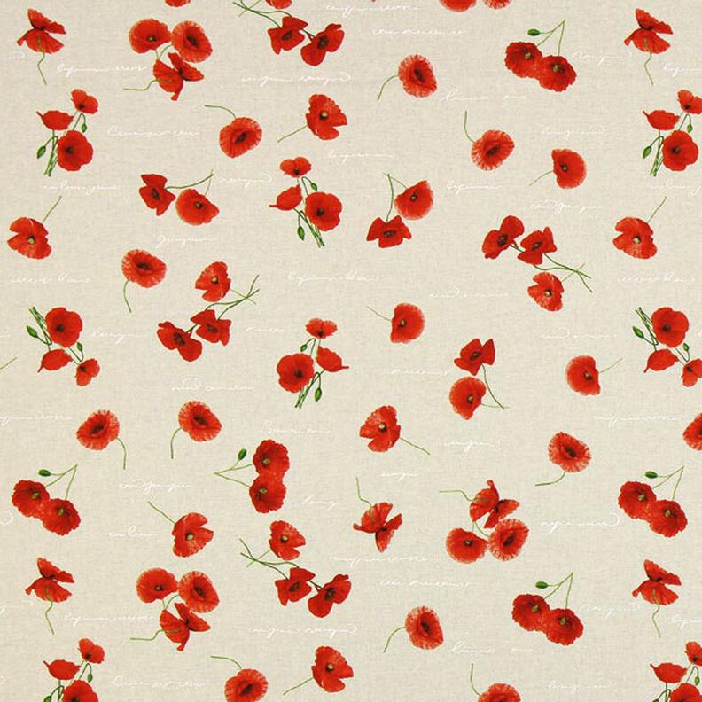 Poppy Half Panama – natural,  image number 1