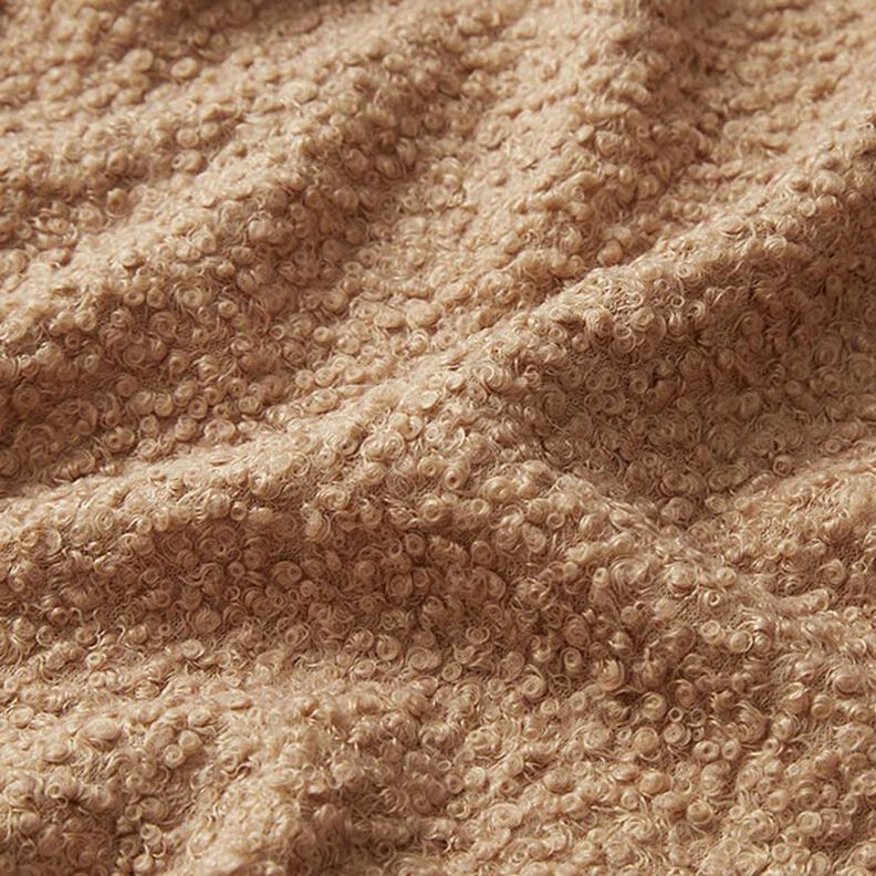 Plain Bouclé Knit – beige,  image number 2