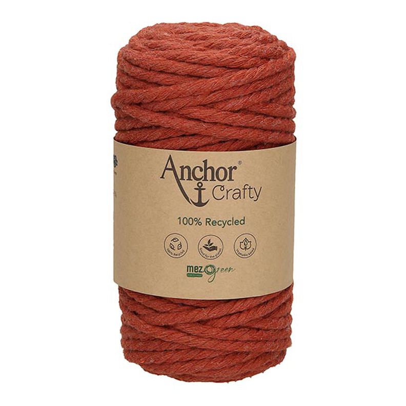 Anchor Crafty Recycled Macrame Cord [5mm] – terracotta,  image number 2