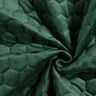 Upholstery Fabric Velvet Honeycomb Quilt – dark green,  thumbnail number 5