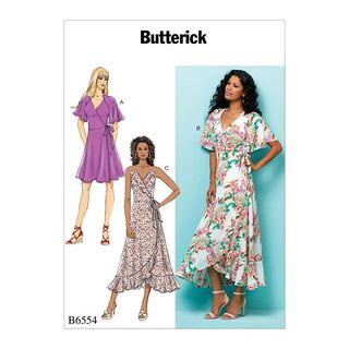 Wrap Dresses, Butterick 6554 | 6 - 14, 