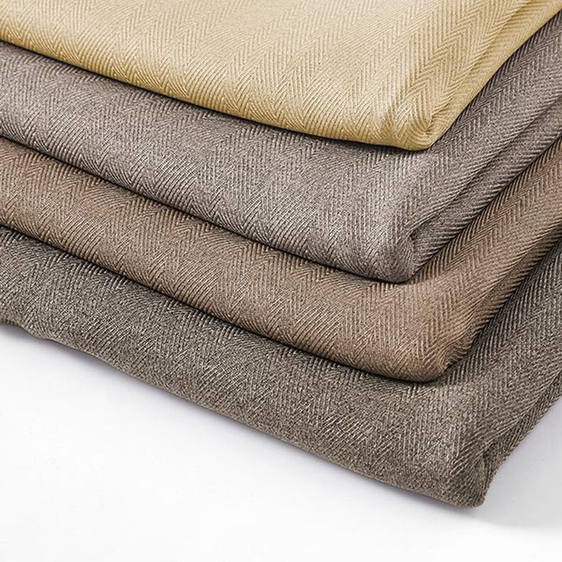 Blackout fabric Herringbone – natural,  image number 5