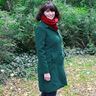 Recycled polyester coat fabric – fir green,  thumbnail number 4