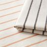 Lurex Stripes Linen Look Fabric – apricot,  thumbnail number 5