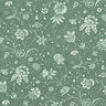 Art Nouveau flowers viscose fabric – dark pine,  thumbnail number 1