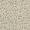 Decor Fabric Half Panama Delicate Leaves – natural,  thumbnail number 1