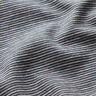 Ribbing Tubular fabric narrow stripes – ocean blue/silver,  thumbnail number 2
