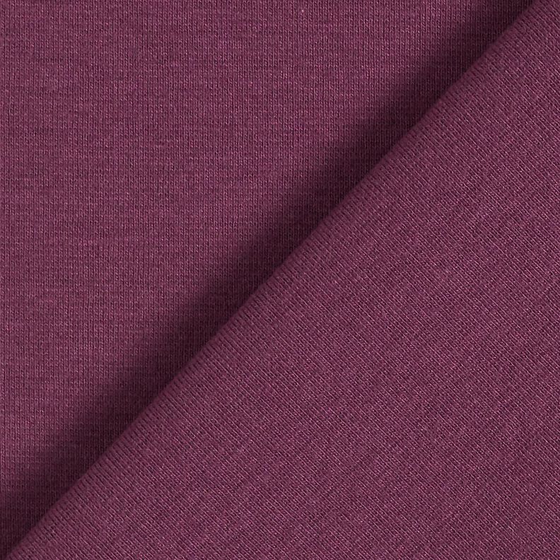GOTS Cotton Ribbing | Tula – aubergine,  image number 3