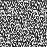 Abstract leopard pattern viscose jersey – black/white,  thumbnail number 1