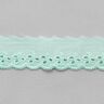 Scalloped Leafy Lace Trim [ 30 mm ] – mint,  thumbnail number 2