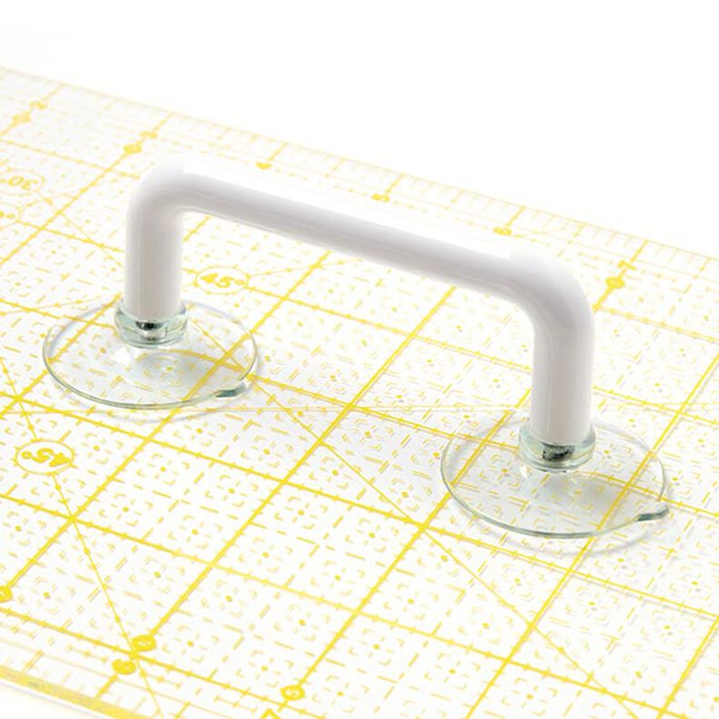 Ruler Holder with 2 Suction Cups - white,  image number 1