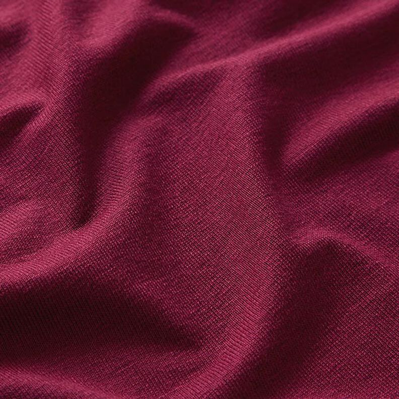 Lightweight Viscose Jersey – burgundy,  image number 3