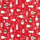 Cotton Cretonne Snowmen – red/white,  thumbnail number 1