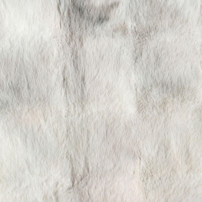 Faux Fur Long hair with colour gradient &ndash; silver grey,  image number 1