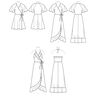 Wrap Dresses, Butterick 6554 | 6 - 14,  thumbnail number 8