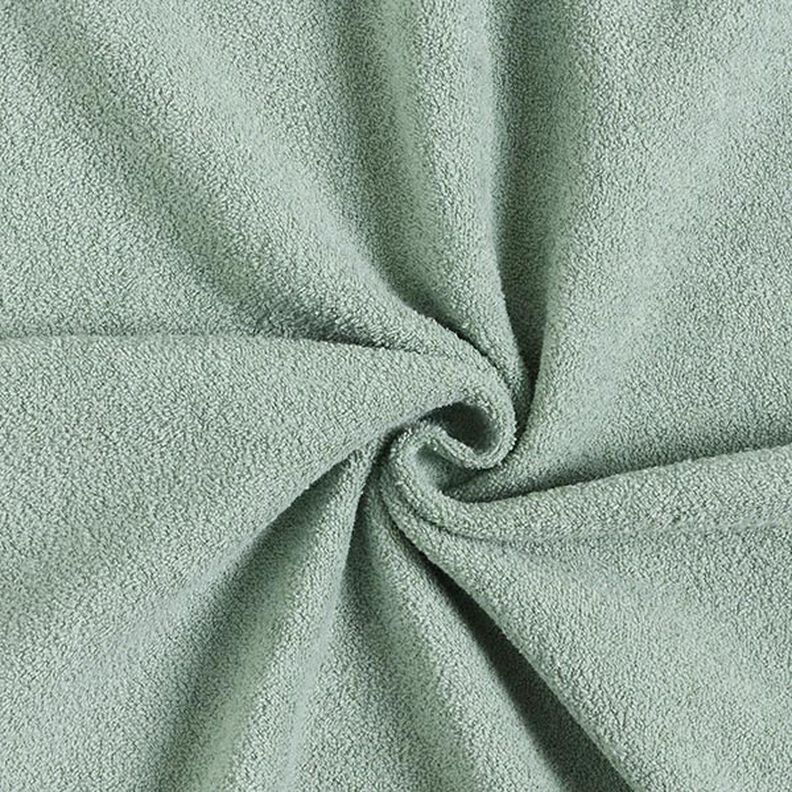 Cotton Sweatshirt Fabric Terry Fleece – reed,  image number 1