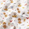 Cotton Poplin Bear and Mouse by the Sea – white,  thumbnail number 2