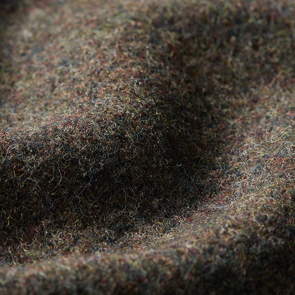 Fulled woollen loden – dark olive,  image number 2