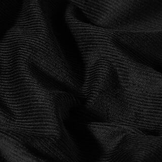 Stretchy Genoa Cord, pre-washed – black, 
