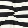 Decor Fabric Canvas cheerful stripes – black/white,  thumbnail number 3