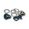 Eyelets with washers [20 pieces | Ø 11 mm] | Prym – navy blue/metallic silver,  thumbnail number 2