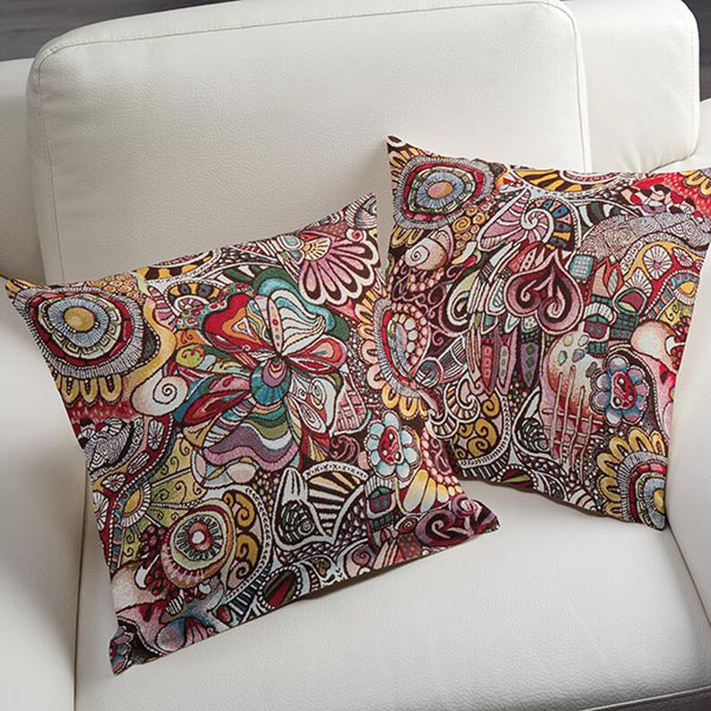 Jacquard Gobelin, patterned – white,  image number 7
