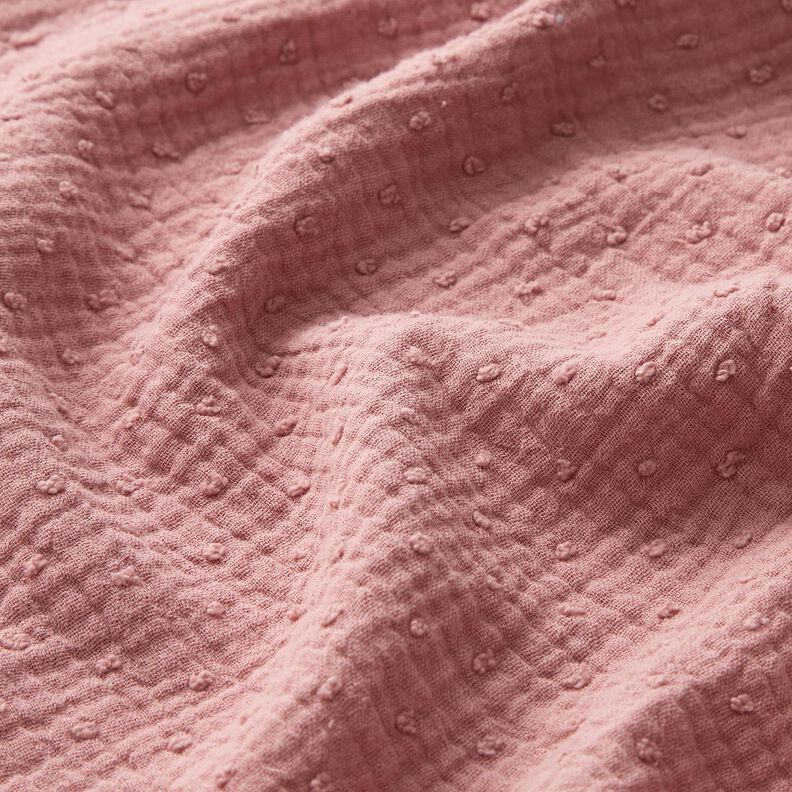 Double Gauze/Muslin dobby – hollyhock,  image number 2