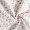 Paisley linen blend – ivory/pink,  thumbnail number 3