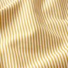 Cotton Poplin Mini stripes – curry yellow/white,  thumbnail number 2