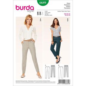 Pants, Burda 6689, 