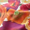 Decorative Panel Twill watercolour flowers – ivory/berry,  thumbnail number 2
