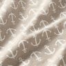 Decor Fabric Jacquard anchor – light beige/sand,  thumbnail number 2