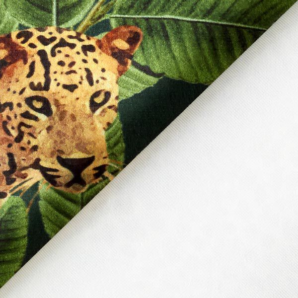 Decor Velvet Jungle Leopard – green,  image number 3