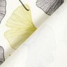 Cotton Jersey Gingko leaves – offwhite/lime green,  thumbnail number 4